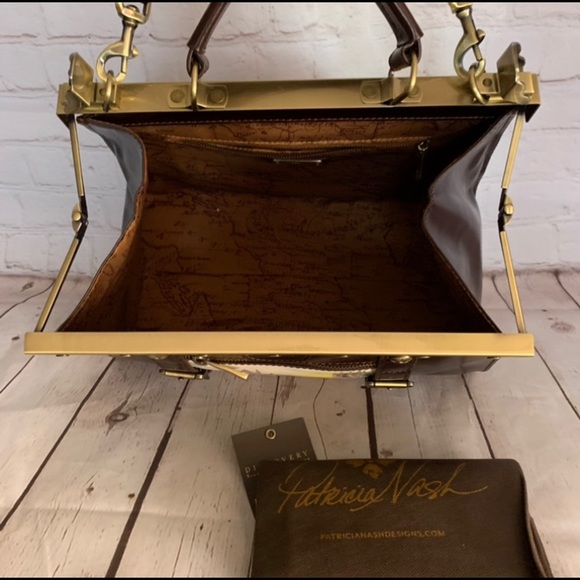 Patricia Nash Discovery Collina Westminster Abbey Satchel - Picture 6 of 10